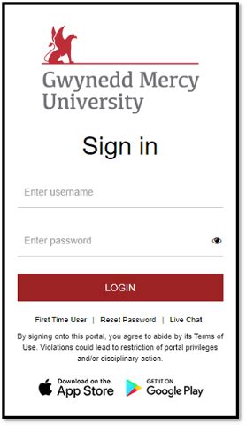 Violations could lead to restriction of portal privileges andor disciplinary action. . Gmercyu portal